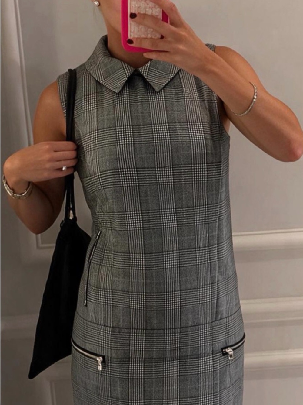 NWT Intermix plaid dress